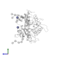 ZINC ION in PDB entry 2h4i, assembly 1, side view.