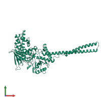 Lysine-specific histone demethylase 1A in PDB entry 2h94, assembly 1, front view.
