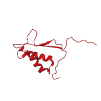 The deposited structure of PDB entry 2hby contains 1 copy of CATH domain 3.30.70.1470 (Alpha-Beta Plaits) in Caspase-1 subunit p10. Showing 1 copy in chain B.