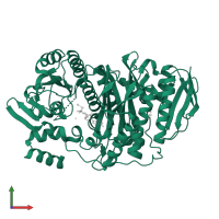 Phosphoribosylformylglycinamidine synthase subunit PurL in PDB entry 2hry, assembly 1, front view.