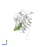 3-(5-{[4-(AMINOMETHYL)PIPERIDIN-1-YL]METHYL}-1H-INDOL-2-YL)QUINOLIN-2(1H)-ONE in PDB entry 2hxq, assembly 1, side view.