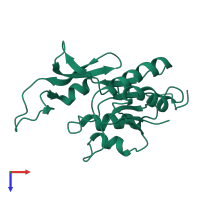 Cancer-related nucleoside-triphosphatase in PDB entry 2i3b, assembly 1, top view.