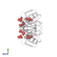 Modified residue MSE in PDB entry 2i7r, assembly 1, side view.