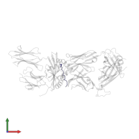 Triosephosphate isomerase in PDB entry 2iam, assembly 1, front view.