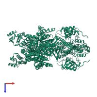 Protein translocase subunit SecA in PDB entry 2ipc, assembly 1, top view.