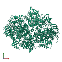 Elongation factor 3A in PDB entry 2iwh, assembly 1, front view.