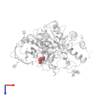 Modified residue CSS in PDB entry 2j4c, assembly 1, top view.