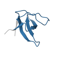 The deposited structure of PDB entry 2j6f contains 1 copy of Pfam domain PF14604 (Variant SH3 domain) in CD2-associated protein. Showing 1 copy in chain A.