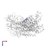 HEPTANE-1,2,3-TRIOL in PDB entry 2j8c, assembly 1, top view.