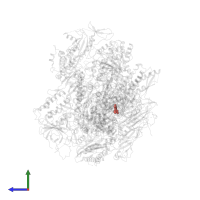 Modified residue BRU in PDB entry 2ja7, assembly 1, side view.