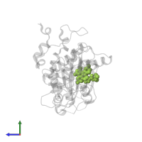 RUTHENIUM PYRIDOCARBAZOLE in PDB entry 2jld, assembly 3, side view.