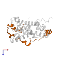 Histone H2A.Z-specific chaperone CHZ1 in PDB entry 2jss, assembly 1, top view.