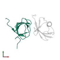 Actin cytoskeleton-regulatory complex protein SLA1 in PDB entry 2jt4, assembly 1, front view.
