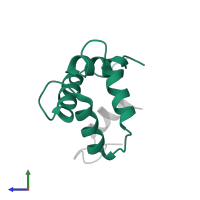 Centrin-2 in PDB entry 2k2i, assembly 1, side view.