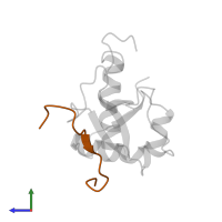 Sequestosome-1 in PDB entry 2k6q, assembly 1, side view.