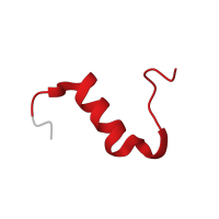 The deposited structure of PDB entry 2k9r contains 1 copy of Pfam domain PF00049 (Insulin/IGF/Relaxin family) in Insulin B chain. Showing 1 copy in chain B.