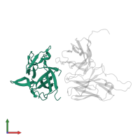 Interleukin-1 beta in PDB entry 2kh2, assembly 1, front view.