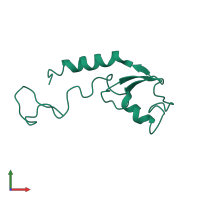 Ubiquitin conjugation factor E4 B in PDB entry 2kre, assembly 1, front view.