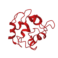 The deposited structure of PDB entry 2kyc contains 1 copy of CATH domain 1.10.238.10 (Recoverin; domain 1) in Parvalbumin, thymic CPV3. Showing 1 copy in chain A.