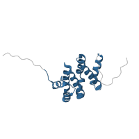 The deposited structure of PDB entry 2l0t contains 1 copy of Pfam domain PF00790 (VHS domain) in Signal transducing adapter molecule 2. Showing 1 copy in chain B.
