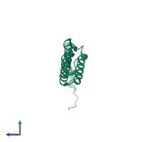 Tubulin-specific chaperone C in PDB entry 2l3l, assembly 1, side view.