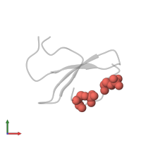 Modified residue SEP in PDB entry 2lb0, assembly 1, front view.