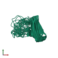 PDB entry 2ln4 coloured by chain, ensemble of 20 models, front view.