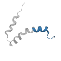 The deposited structure of PDB entry 2lp1 contains 1 copy of Pfam domain PF10515 (Beta-amyloid precursor protein C-terminus) in C99. Showing 1 copy in chain A.