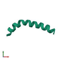 PDB entry 2lq2 coloured by chain, ensemble of 20 models, front view.