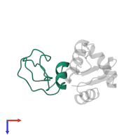 MCo-PMI in PDB entry 2m86, assembly 1, top view.