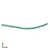 PDB entry 2no2 coloured by chain, front view.