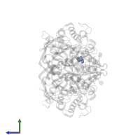 GLYCEROL in PDB entry 2nsx, assembly 8, side view.