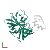 Streptogrisin-B in PDB entry 2nu0, assembly 1, front view.