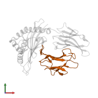 Beta-2-microglobulin in PDB entry 2nw3, assembly 1, front view.