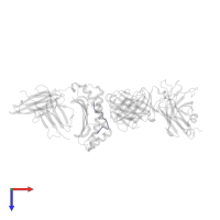 Lytic switch protein BZLF1 in PDB entry 2nx5, assembly 2, top view.