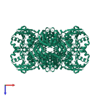 Argininosuccinate synthase in PDB entry 2nz2, assembly 1, top view.