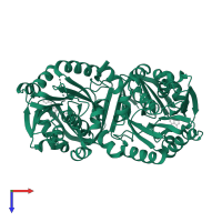 Spermidine synthase in PDB entry 2o0l, assembly 1, top view.