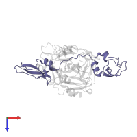 Boophilin-H2 in PDB entry 2ody, assembly 2, top view.