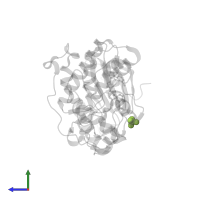 SULFATE ION in PDB entry 2ojj, assembly 1, side view.