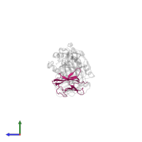 Beta-2-microglobulin in PDB entry 2ol3, assembly 1, side view.
