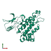 Angiopoietin-1 receptor in PDB entry 2oo8, assembly 1, front view.