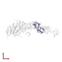 EF-hand domain-containing protein in PDB entry 2os8, assembly 1, front view.