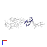 EF-hand domain-containing protein in PDB entry 2otg, assembly 1, top view.