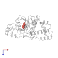 Modified residue ALY in PDB entry 2ozu, assembly 1, top view.