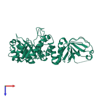 DUF871 domain-containing protein in PDB entry 2p0o, assembly 1, top view.