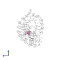 (2,4-DICHLOROPHENOXY)ACETIC ACID in PDB entry 2p1n, assembly 1, side view.