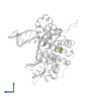 PHOSPHATE ION in PDB entry 2p66, assembly 1, side view.