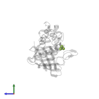 SULFATE ION in PDB entry 2pbn, assembly 1, side view.