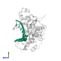 Template in PDB entry 2pfn, assembly 1, side view.