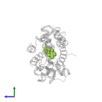 5-ALPHA-DIHYDROTESTOSTERONE in PDB entry 2pix, assembly 1, side view.